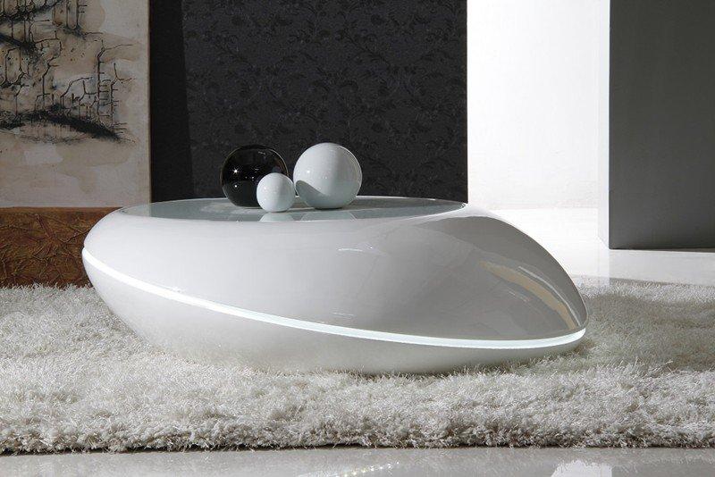 Table basse galet led