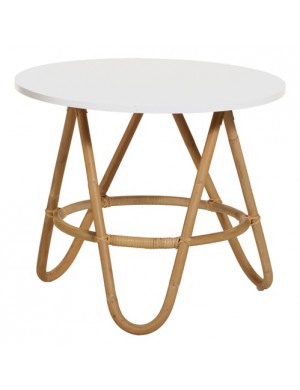 Table basse rotin