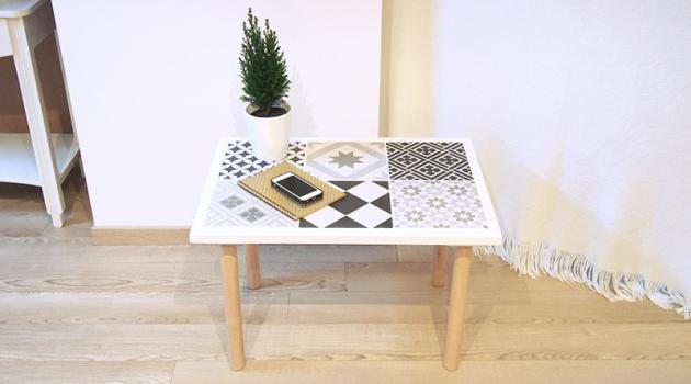 Comment relooker une table basse ikea