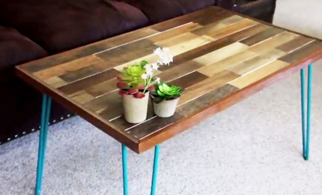 Fabrique table basse palette