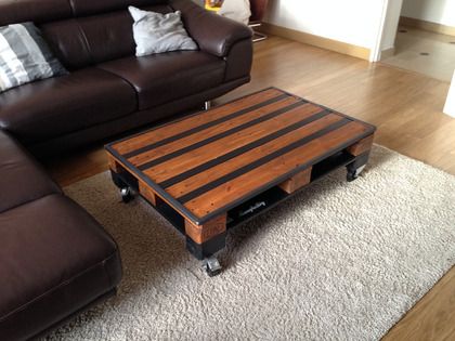 Table basse bois confo
