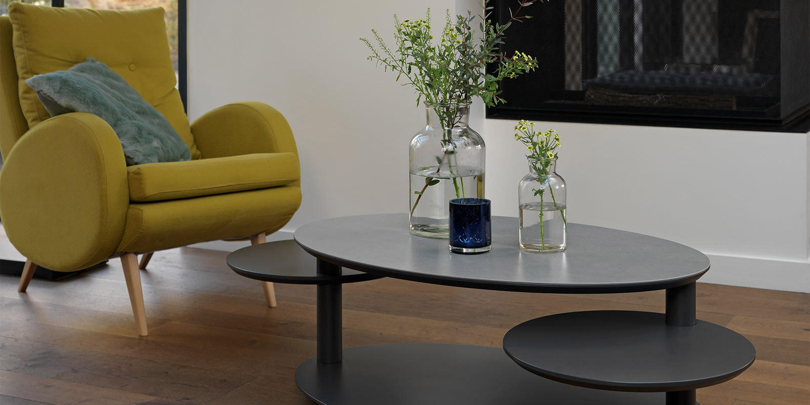 Table basse ronde mobilier de france