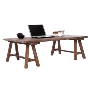 Tréteaux bois table basse