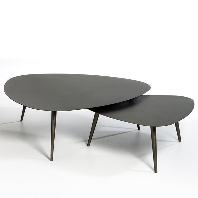 Table basse scandinave noire la redoute