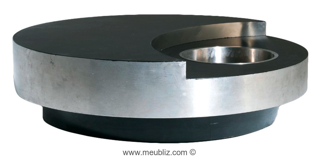 Table basse ronde willy rizzo