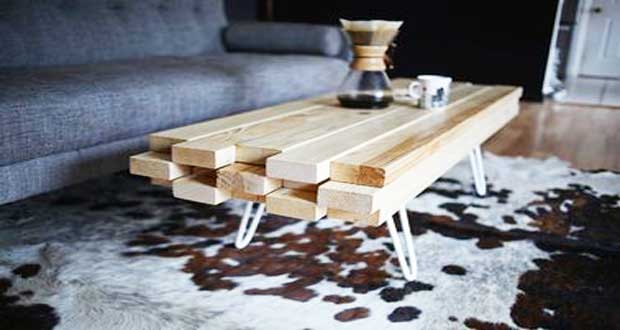 Faire une table basse bois