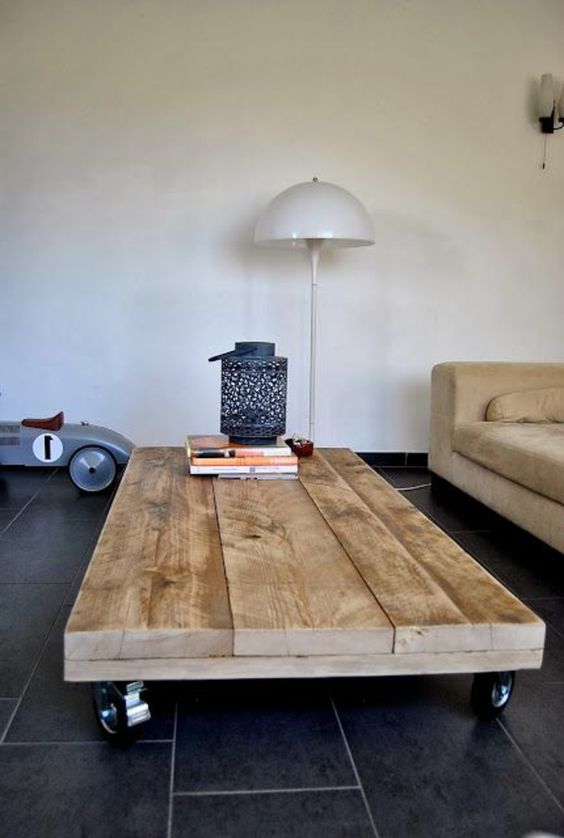 Table basse 1/2 palette