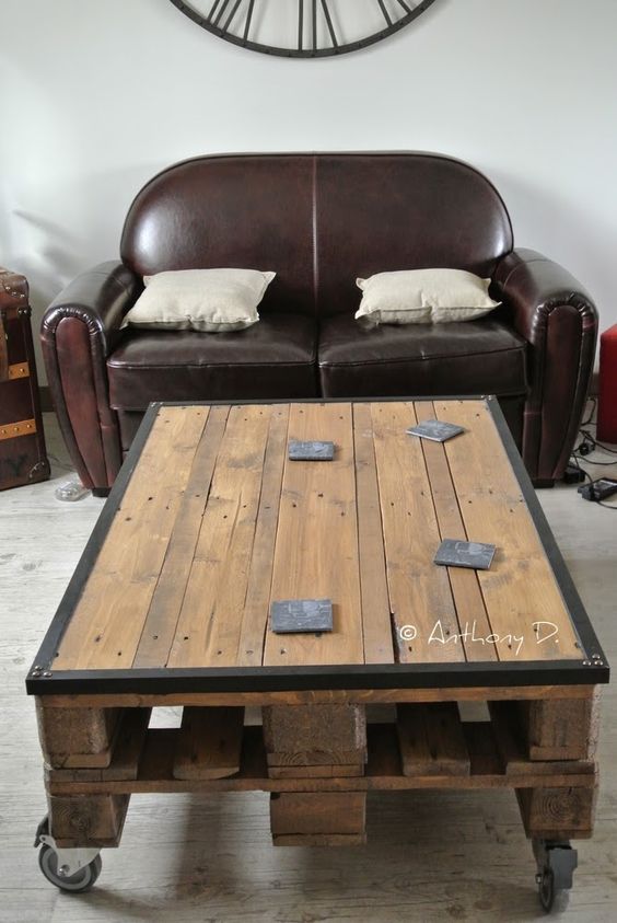 Table basse palette original