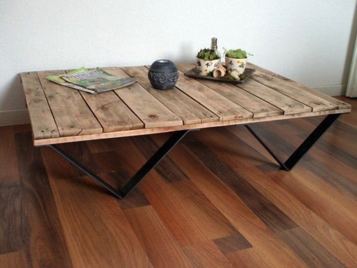 Table basse palette originale