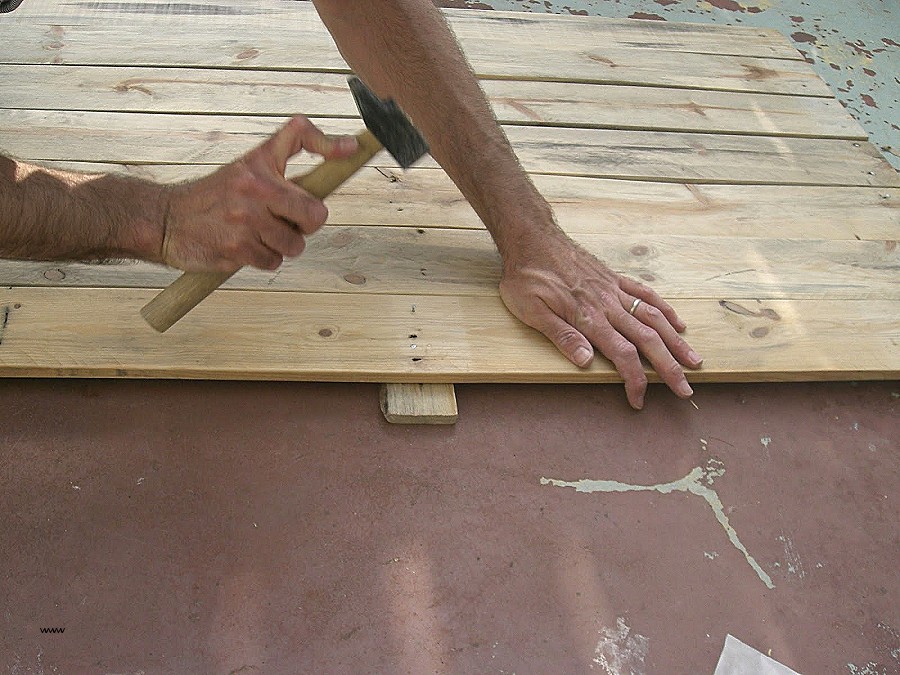 Tuto table basse palette relevable