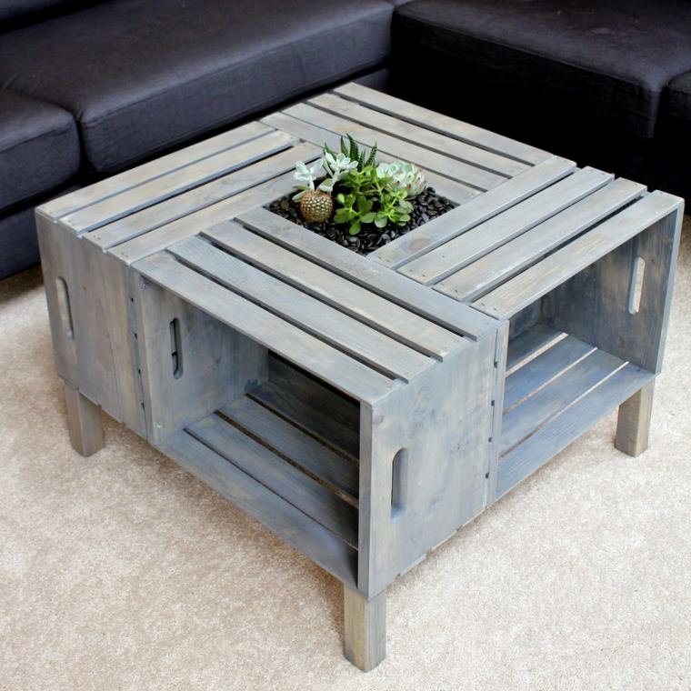 Fabriquer table basse relevable palette