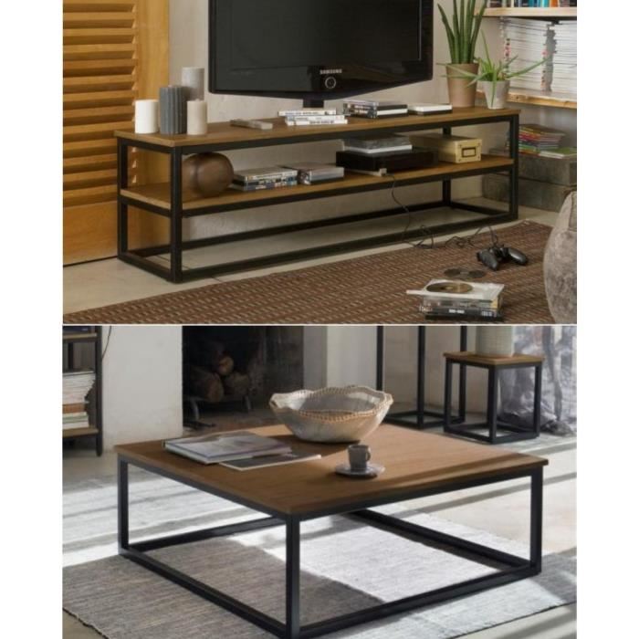 Table basse industrielle fly