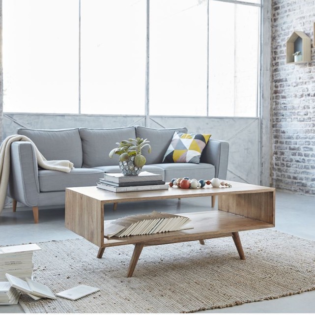 Table basse bois dessus bois dessous