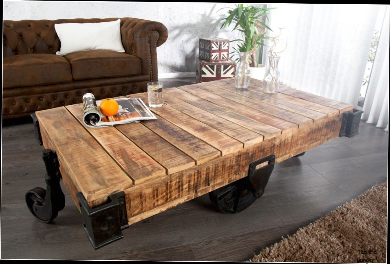 Table basse palette haute
