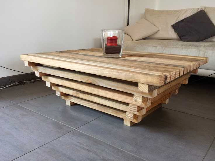 Faire une table basse en bois massif