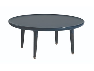 Table basse ronde rose