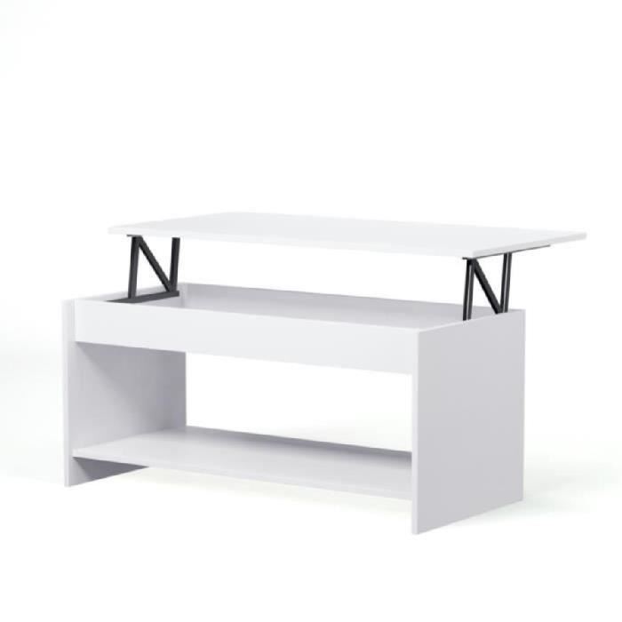 Table basse relevable petit prix