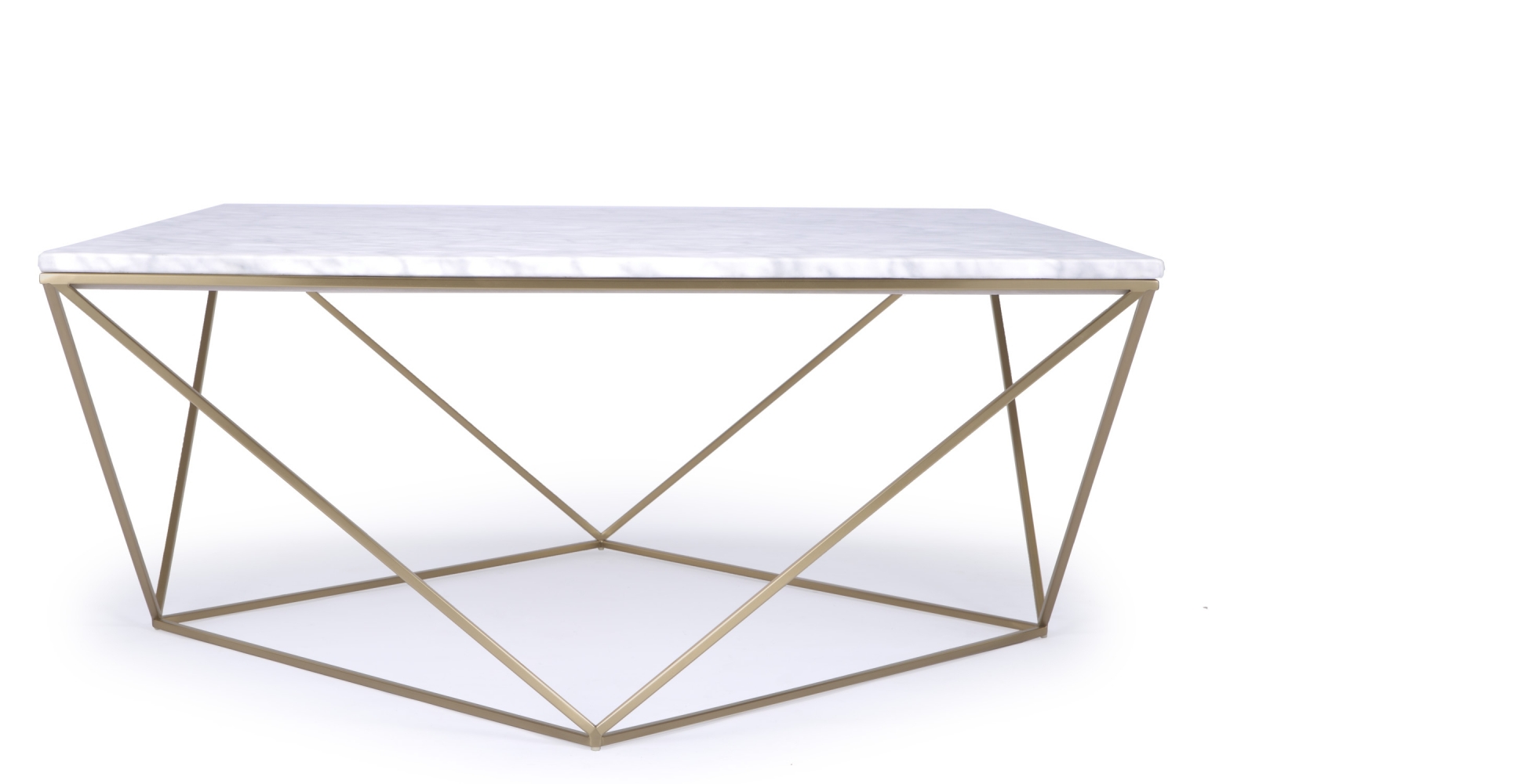 Table basse avec plateau marbre