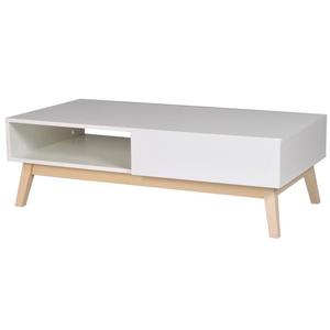 Table basse bois pieds arrondis