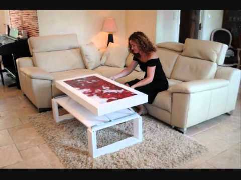 Fabriquer une table basse relevable