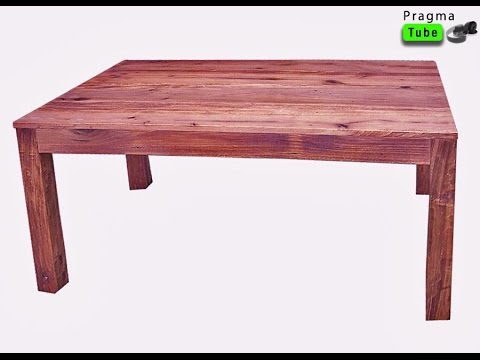 Comment fabriquer table basse bois