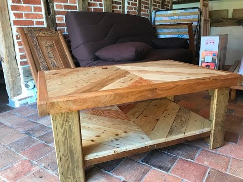 Table basse a partir d'une palette