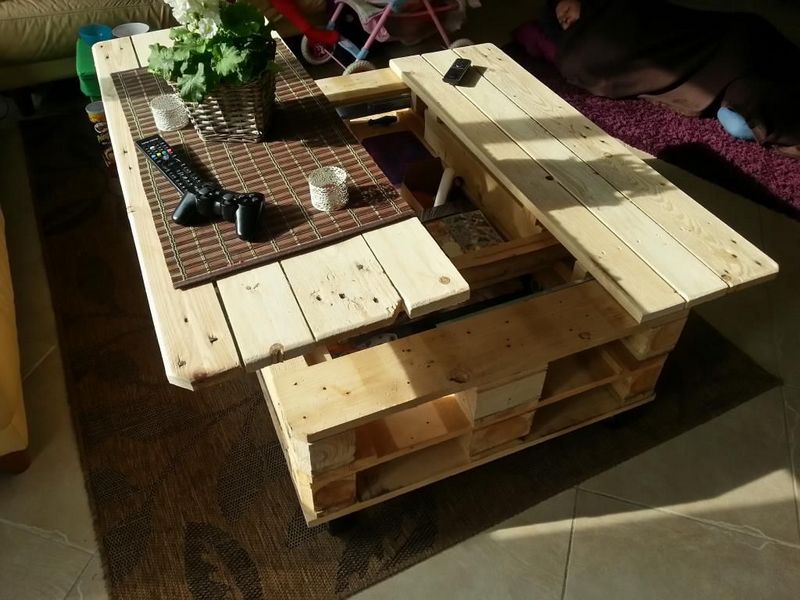 Diy table basse relevable