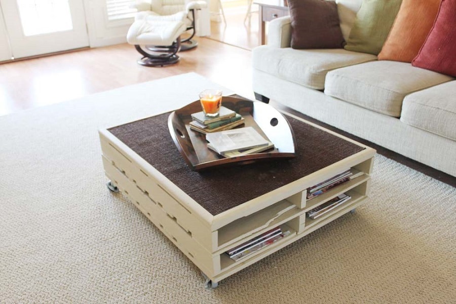 Idées table basse palette