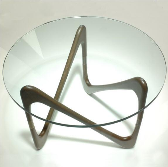 Table basse verre designer japonais