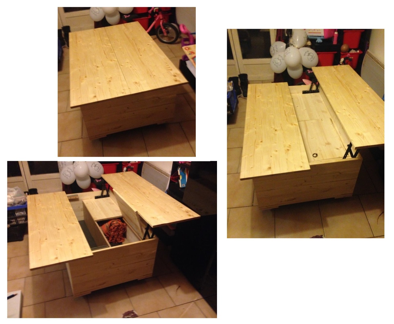 Table basse relevable bravo