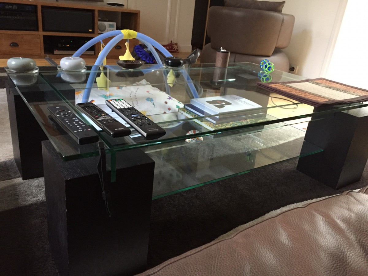 Table basse roche bobois bois