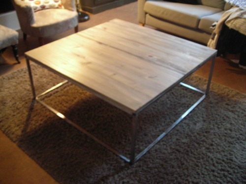 Table basse en bois fais maison