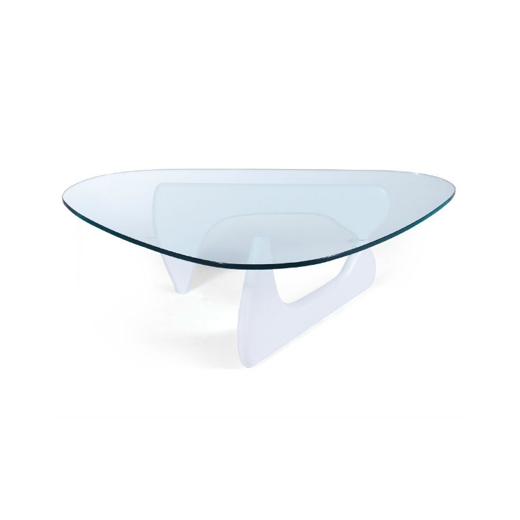 Table basse verre et bois noguchi