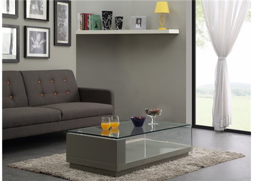 Table basse en verre kelly