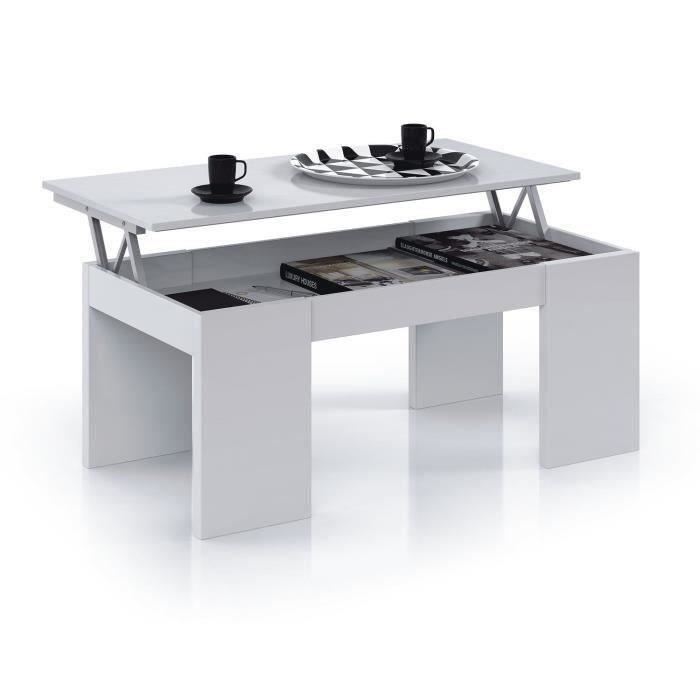 Table basse relevable union jack