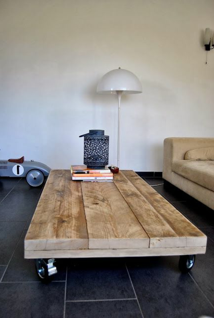 Fabriquer une table basse en bois palette