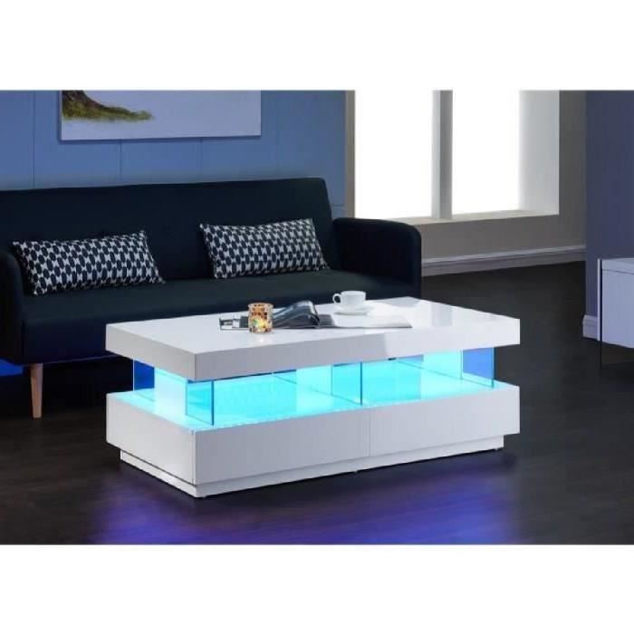 Table basse ronde led