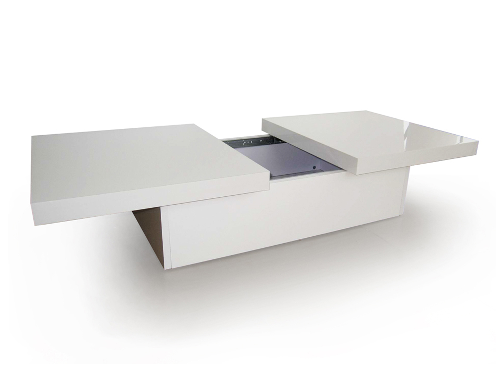 Table basse conforama blanc laque