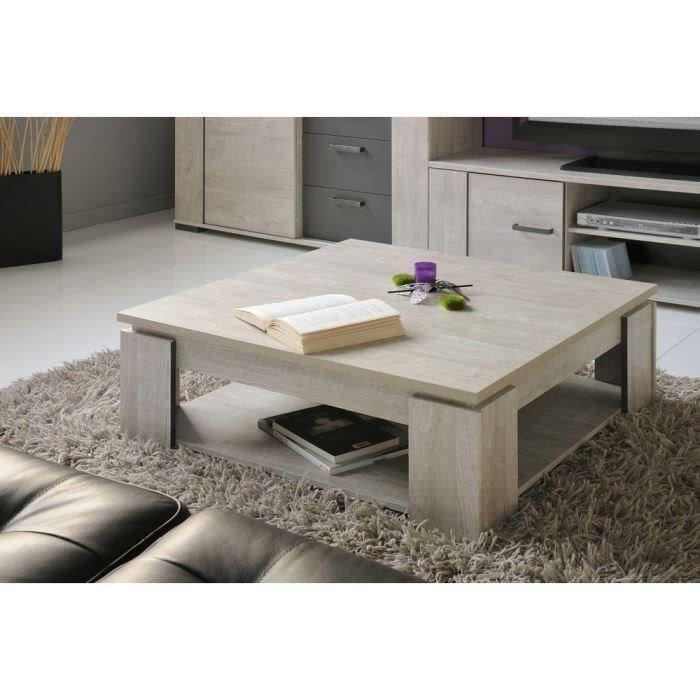 Table basse bois gris pas cher