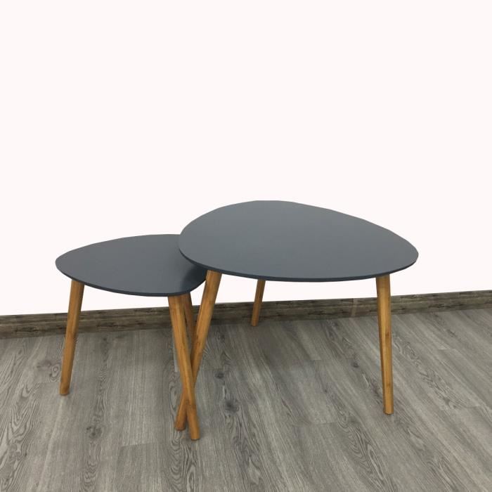 Table basse gigognes scandinave