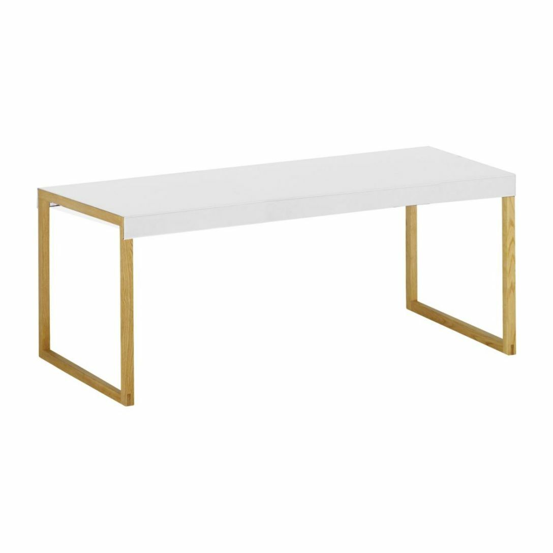 Table basse ronde en bois habitat