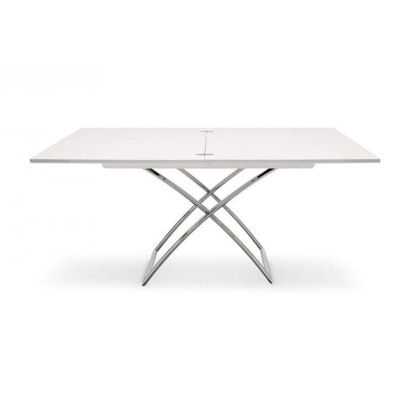 Table basse relevable carrera xl noir laqué