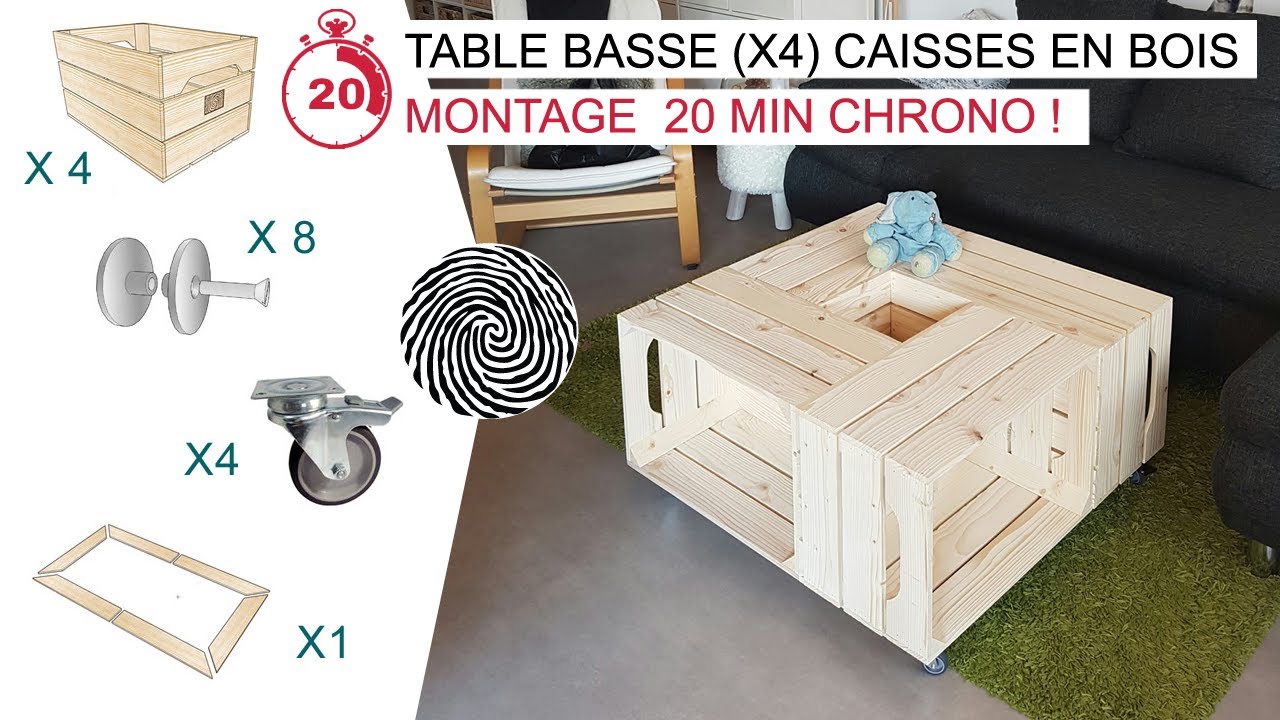 Table basse cuve industrielle