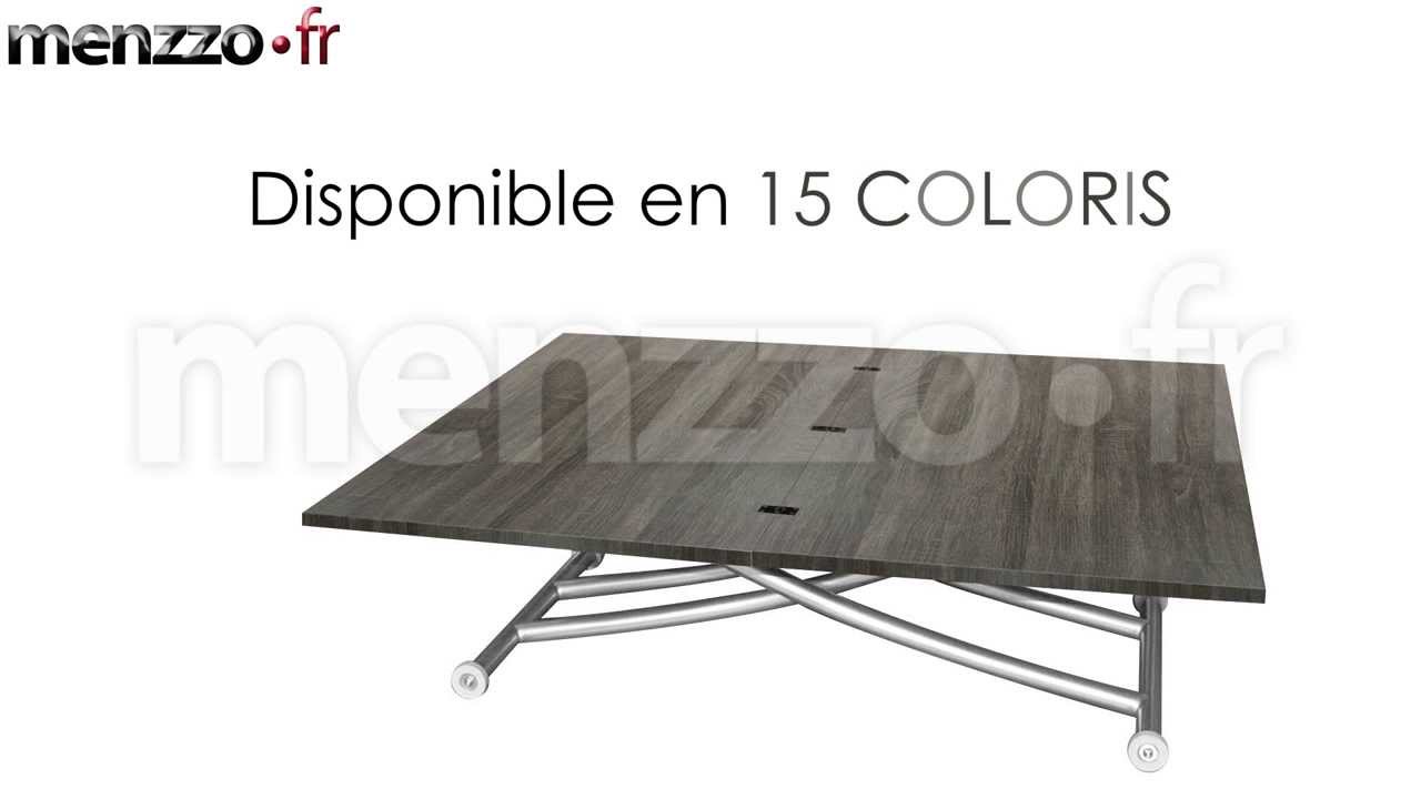 Table basse relevable extensible xl
