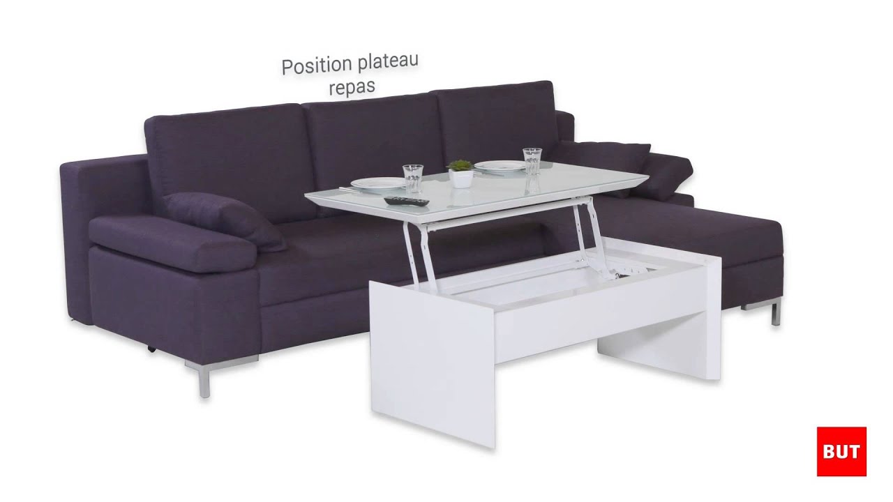 Table basse carmela plateau relevable