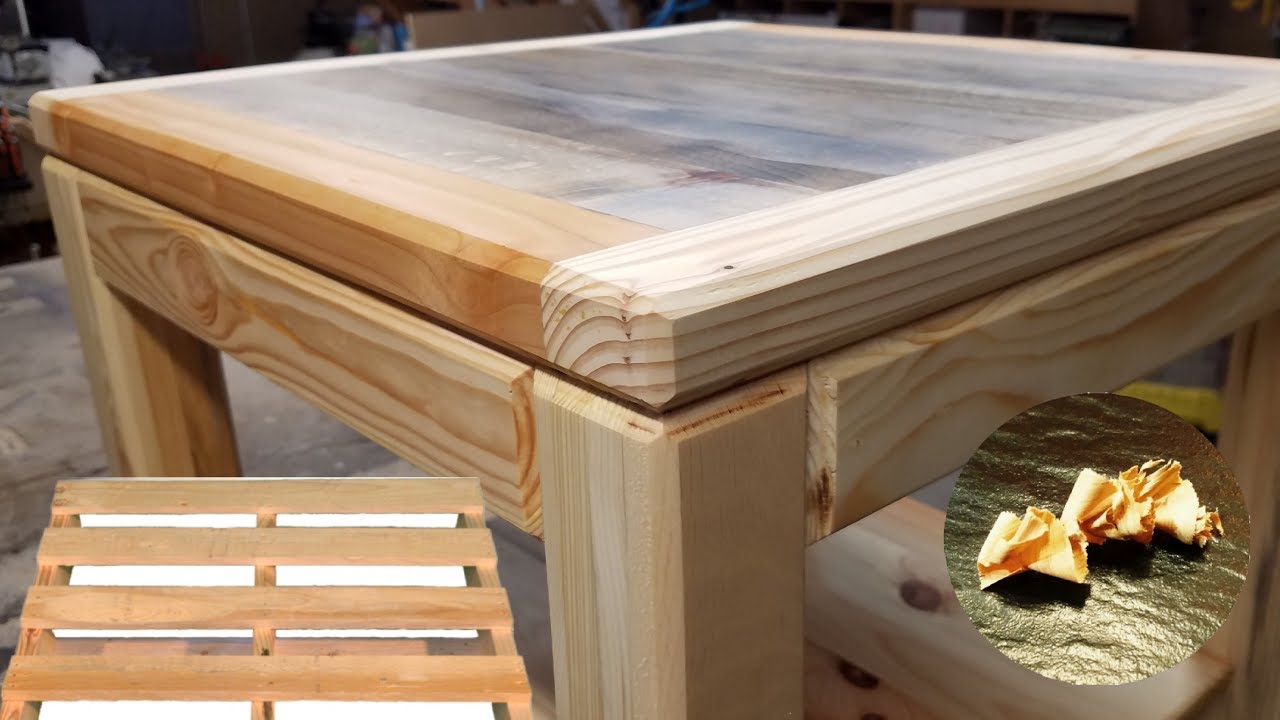 Table basse en palette bois