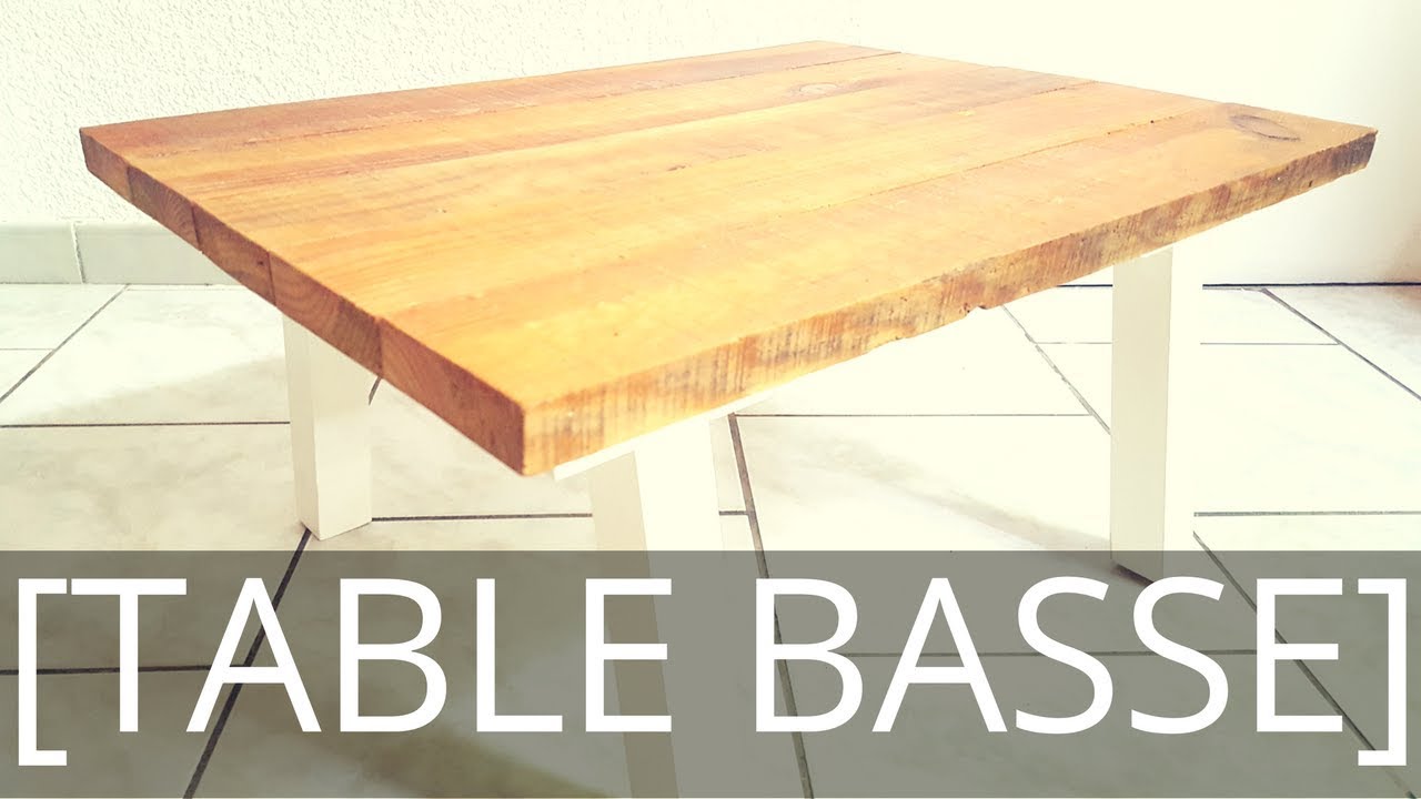 Fabriquer sa table basse en bois