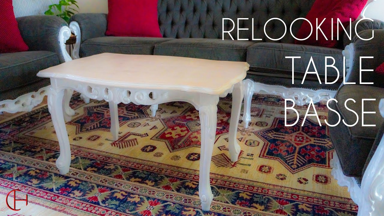 Customiser un table basse en bois