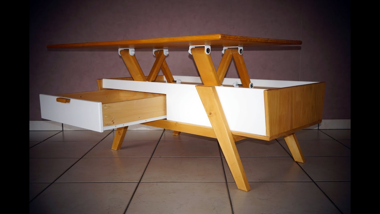 Construire table basse scandinave
