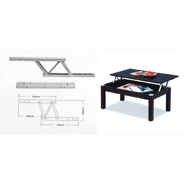 Charniere pour table basse relevable
